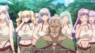 Welcome to Harem Island! 1 - Hentai isekai full of busty village women to please