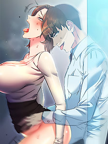 Outsider: The Invisible Man - Busty babe is hentai fucked by sneaky coworker