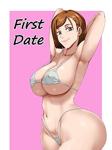 First Date - Yuji slams his cock in Nobara's huge white ass